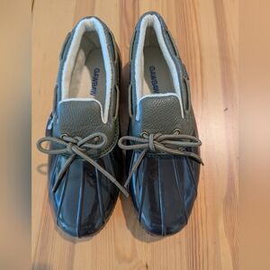 Gawbaw Duck Shoes NWT Brown Olive Waterproof Fleece Lined